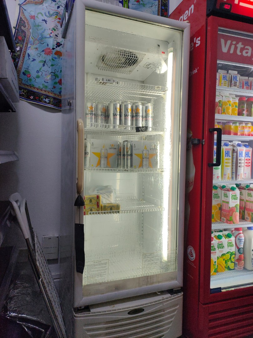 Coca Cola Double Door Fridge With Custom Branding, 48 OFF