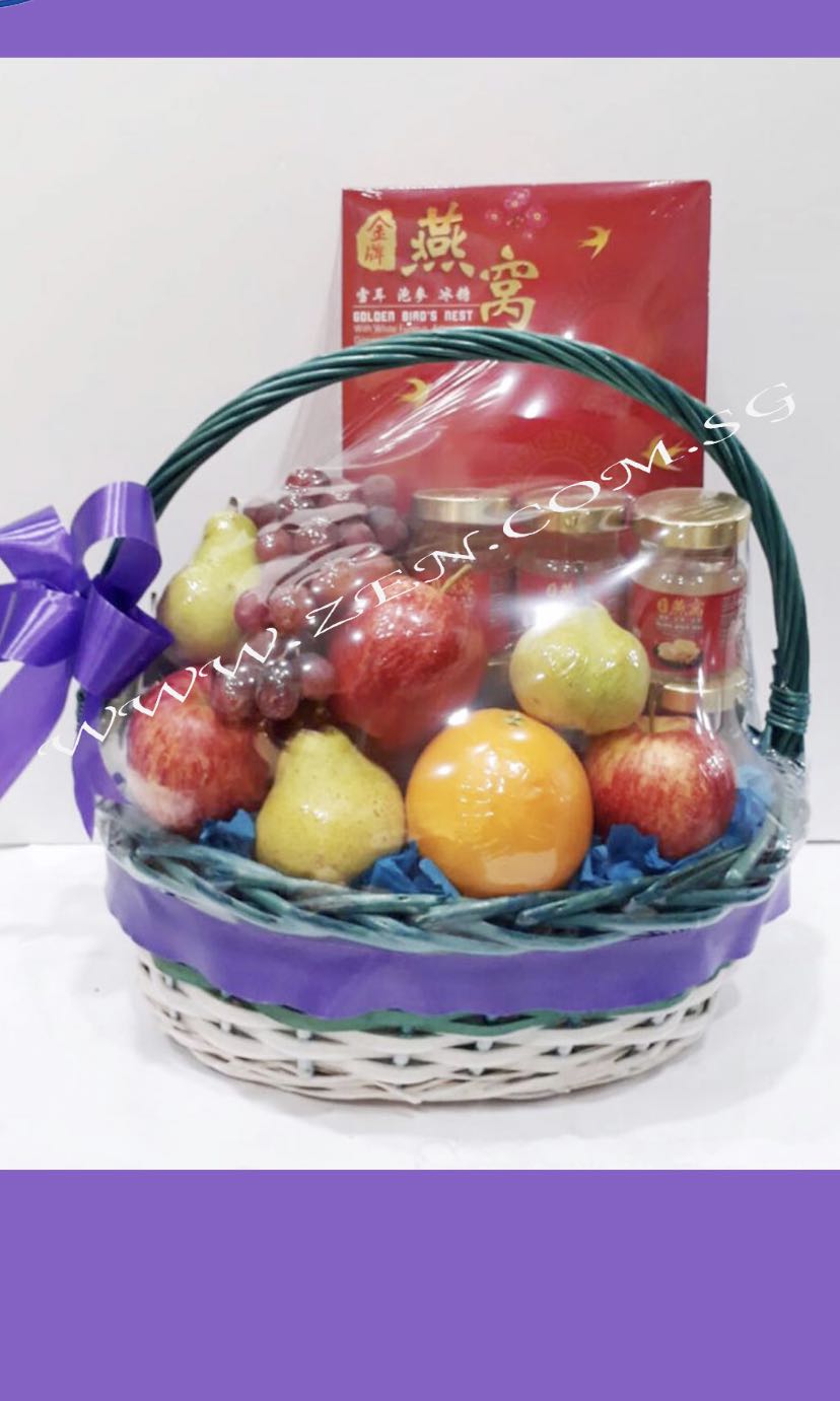 Fruit and bird nest hamper , Food & Drinks, Gift Baskets & Hampers on