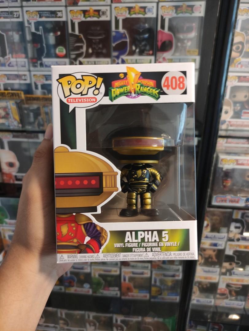 FREE POP PROTECTOR FUNKO POP POWER RANGERS ALPHA 5 BLACK AND GOLD EXCLUSIVE 