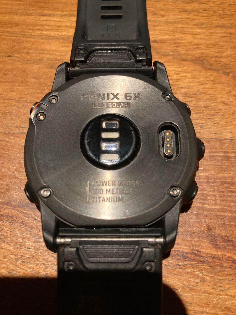 Garmin Fenix 6X Pro Solar Sapphire Smart Watch Full Set Men s