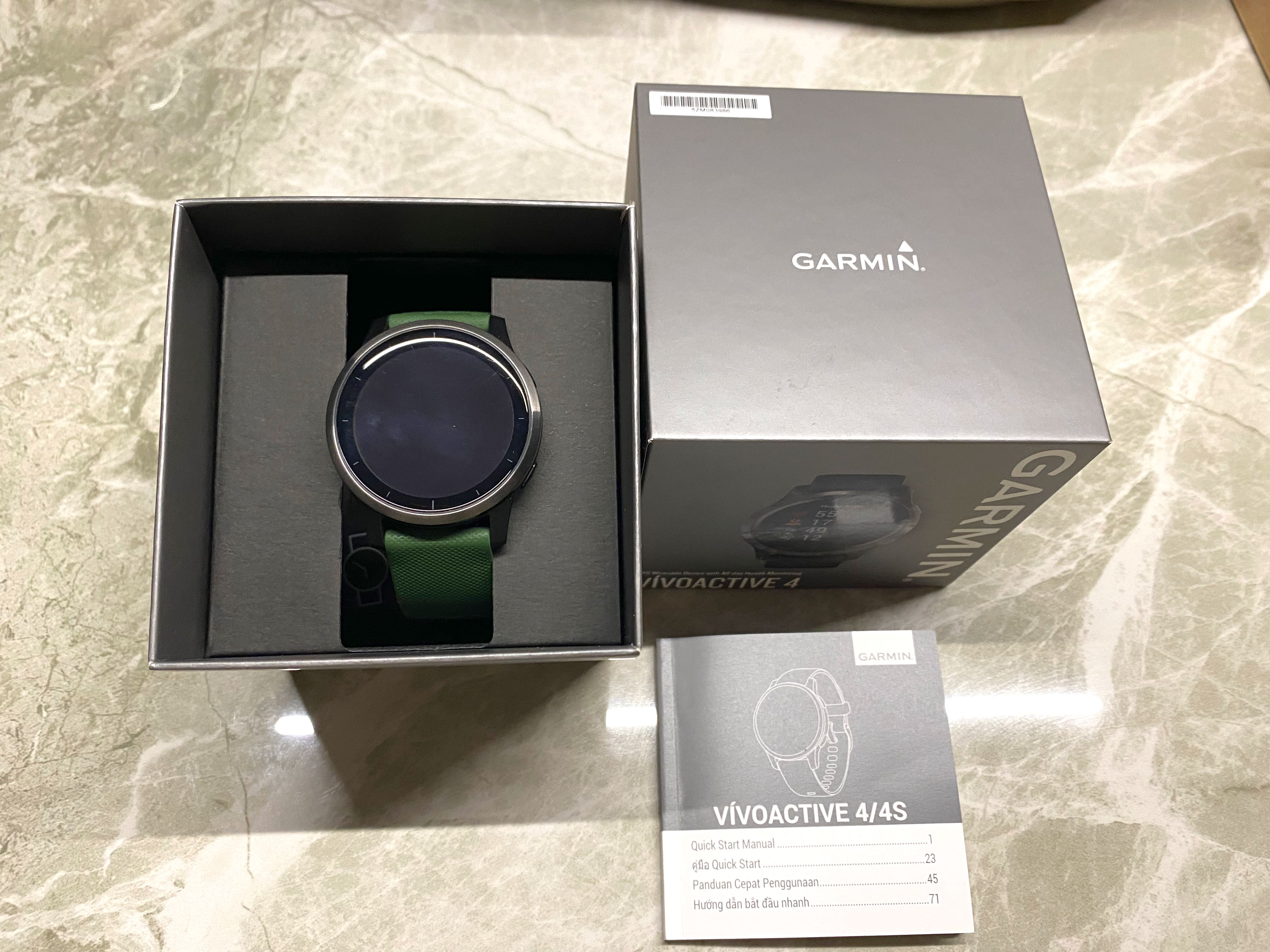 Garmin Vivoactive 4 with box and cable Mobile Phones Gadgets