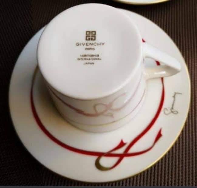 Givenchy Paris Yamaka Rare Collectible Unique His and Her Cup Mug and  Saucer with No Box, 2sets available (blue & red) - P1, per set,  Furniture & Home Living, Kitchenware & Tableware,