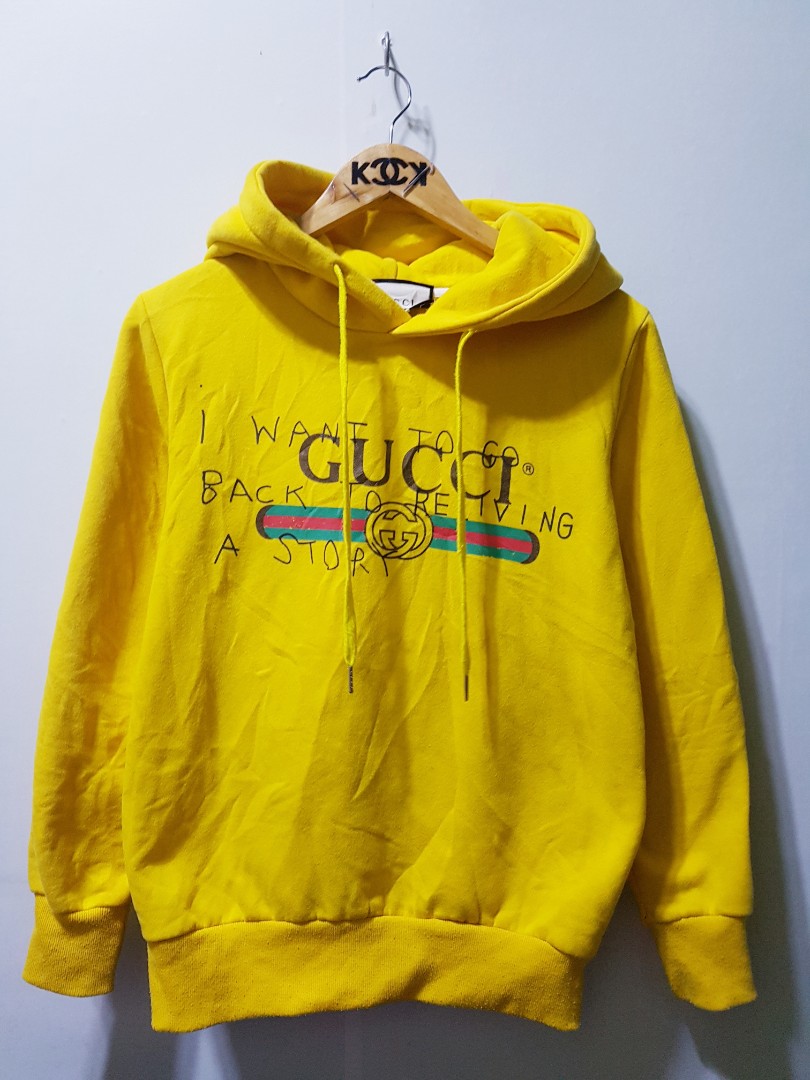 Gucci hoodie, Luxury, Apparel on Carousell