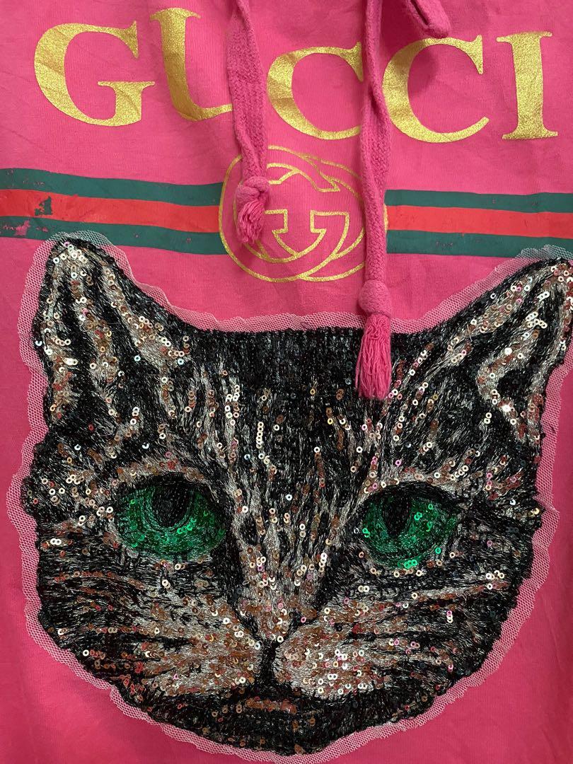 Gucci mystique cat sweatshirt Women s Fashion Coats Jackets and Outerwear on Carousell