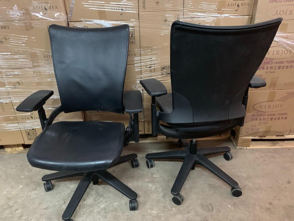 allsteel sum HB ergonomic task leather director office chair