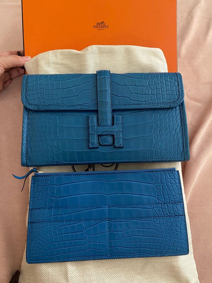 Hermes Birkin 25 Back Pocket Pouch, Women's Fashion, Bags & Wallets,  Clutches on Carousell