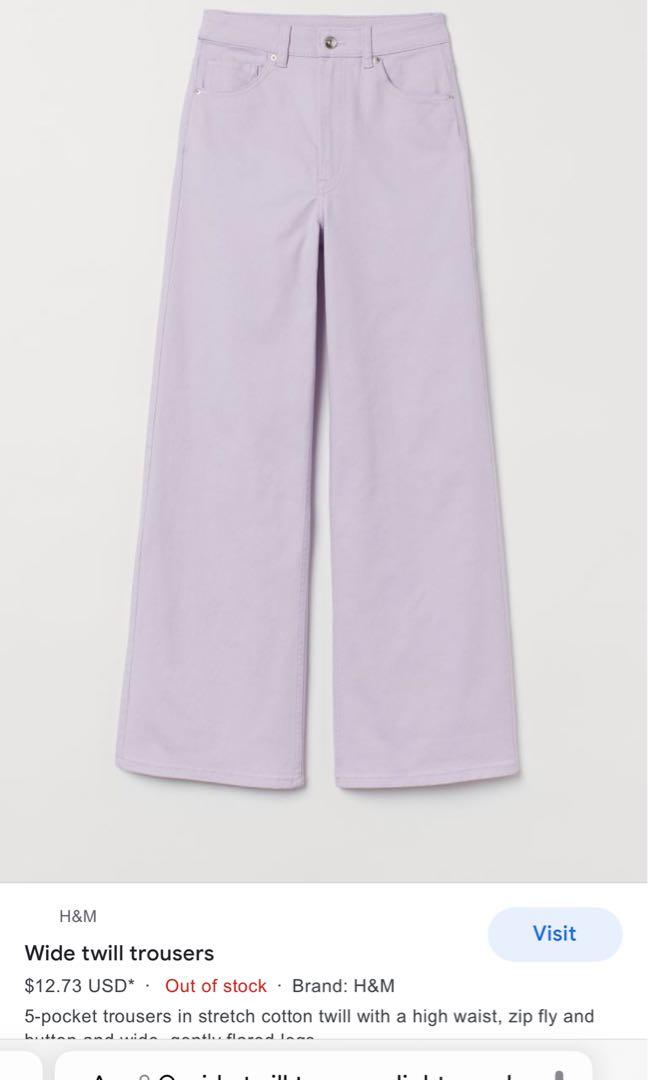 H and m stretch trousers outlet