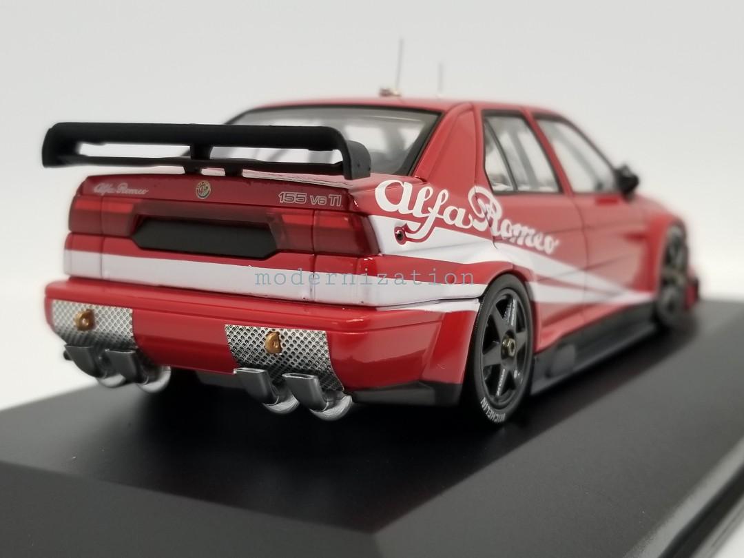 ▫1:43 Alfa Romeo 155 V6 TI (Red) DTM 1993 hpi.racing 1/43 #8080