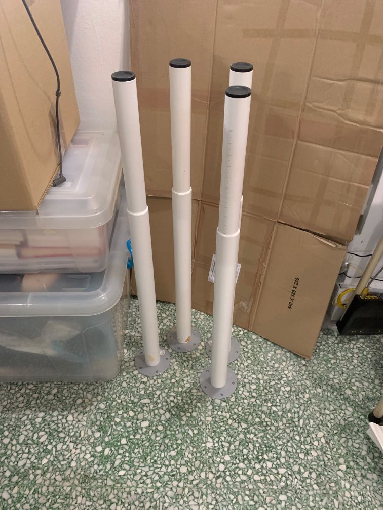 IKEA adjustable table legs, Furniture & Home Living, Furniture, Tables
