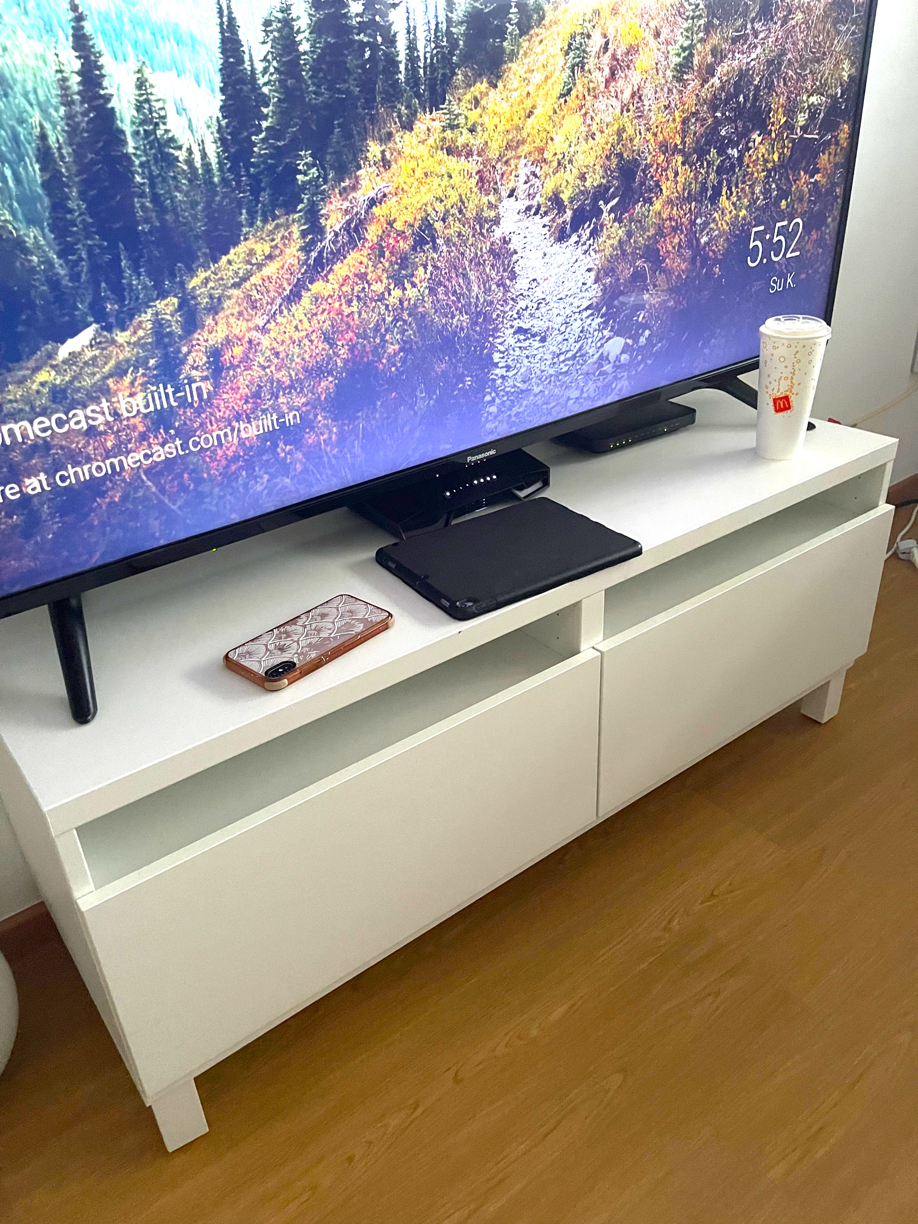 Ikea besta Tv Console, Furniture & Home Living, Furniture, Shelves