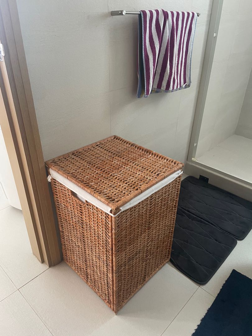 Ikea Laundry Basket for Sale, 傢俬＆家居, 其他, 洗衣籃 on Carousell
