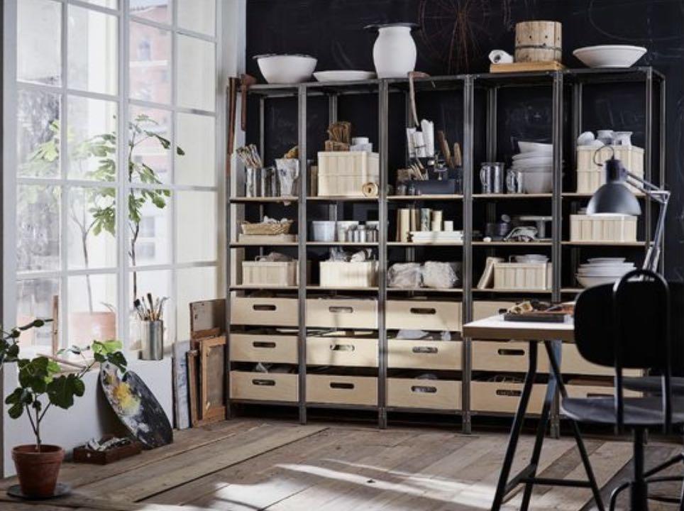 Ikea Veberod shelving unit, Furniture & Home Living, Furniture, Shelves