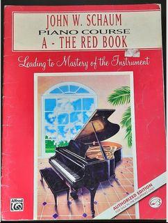John W. Schaum PIANO COURSE - A The Red Book