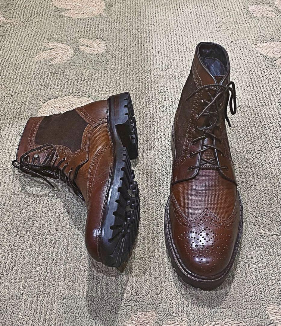 Johnston and murphy wingtip boot outlet