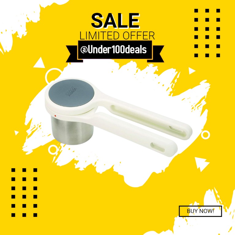 Joseph Joseph 20100 Helix Potato Ricer, White,1 EA, Furniture & Home