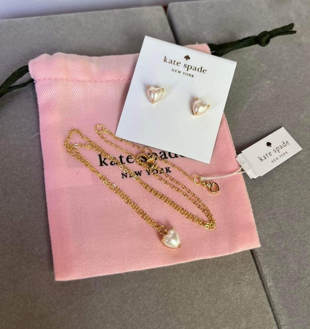 Kate Spade 18k Gold Plated Jewelry Set, Women's Fashion, Jewelry &  Organizers, Necklaces on Carousell