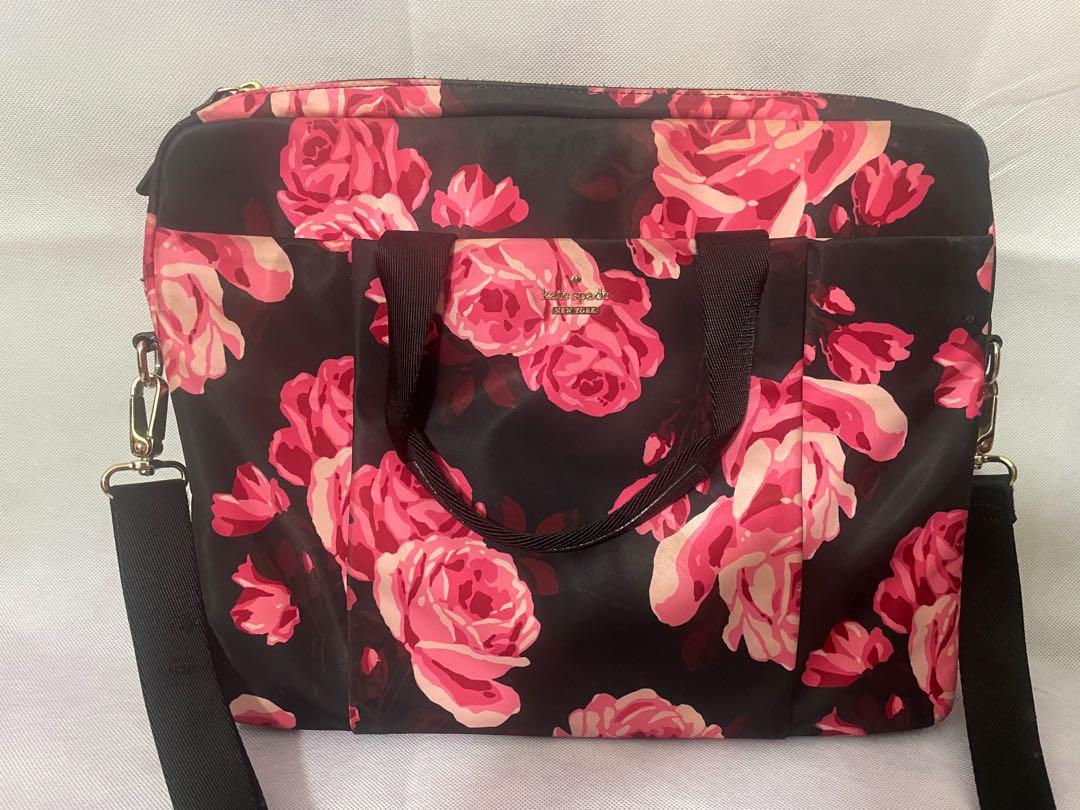 Kate spade floral laptop shop bag