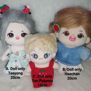 KPOP DOLL / BONEKA 20CM NCT TAEYONG HAECHAN WAYV TEN 15CM