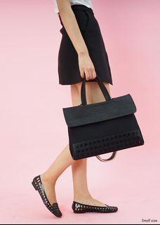 Kwani Matt Studs Tote bag with strip