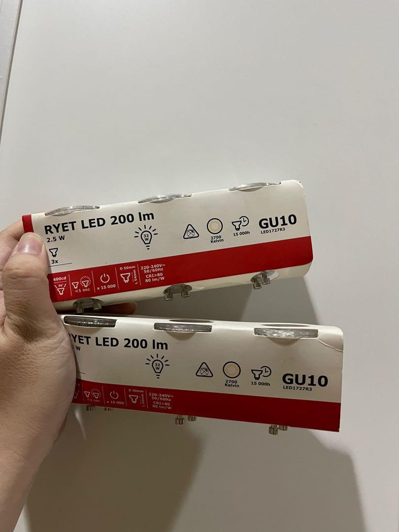 Lampu bohlam ryet led 200 lm 3 pcs
