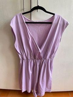 Lavender Romper