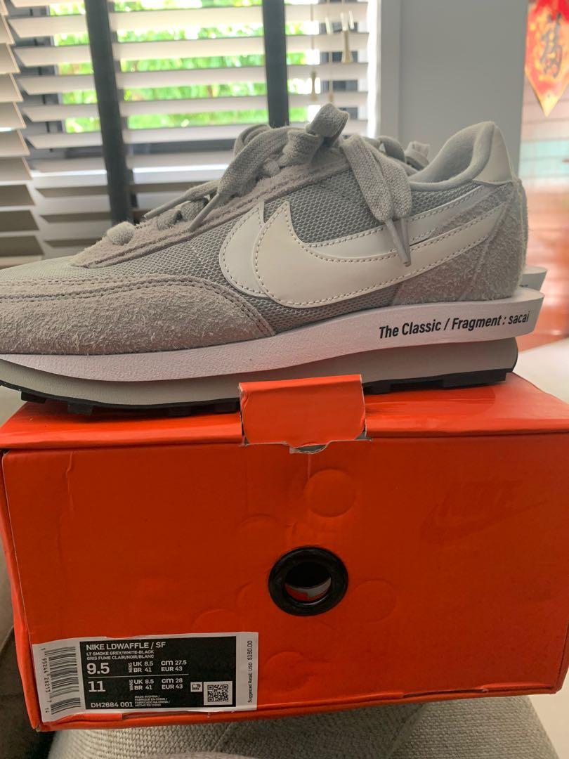 nike sacai ld waffle wolf grey