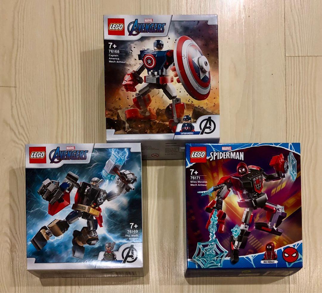 LEGO Marvel 76168 Captain America Mech Armour - Lego Speed Build Review 