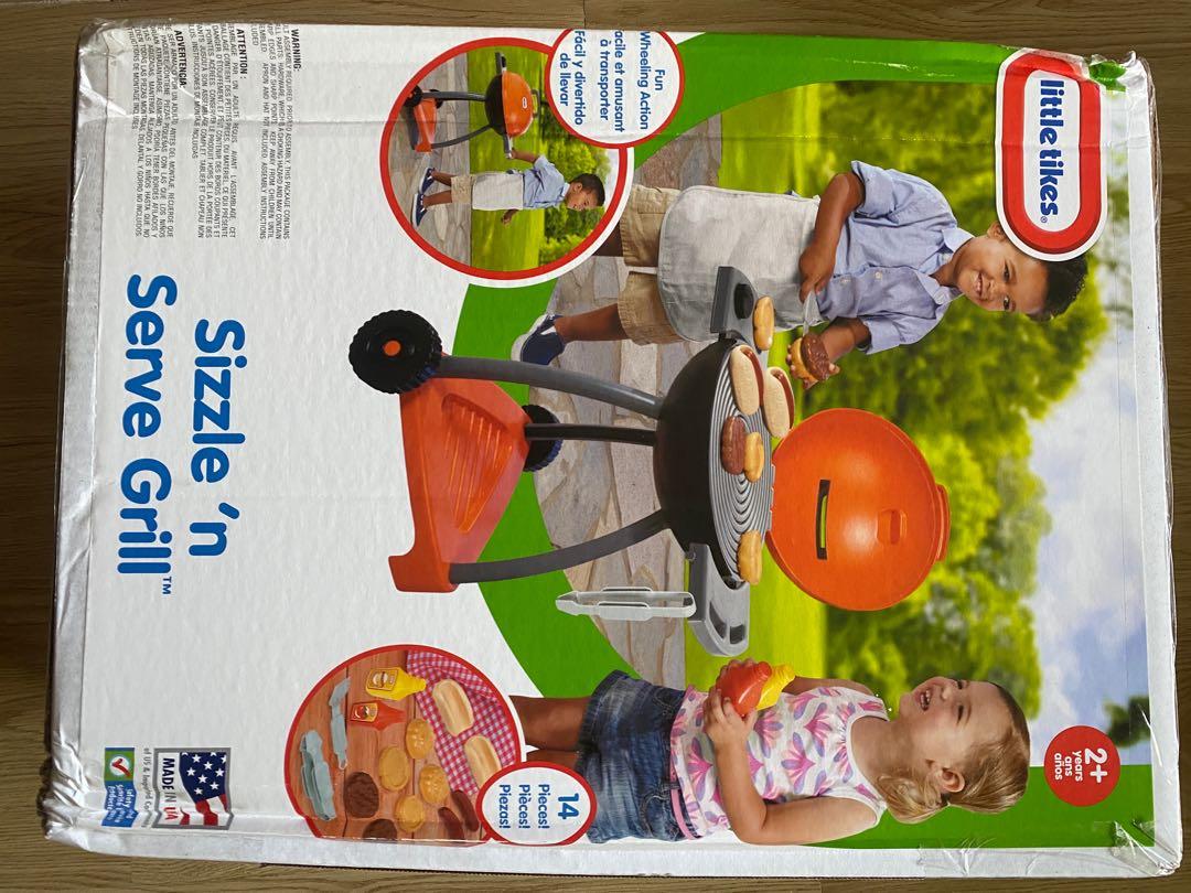 Little tikes sizzle & serve bbq grill best sale playset
