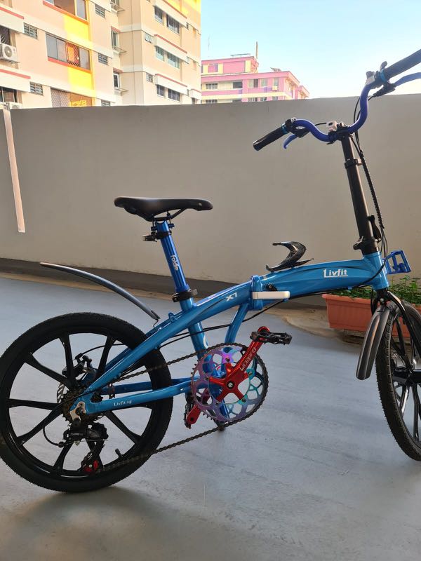 Livfit foldable bicycle cheap