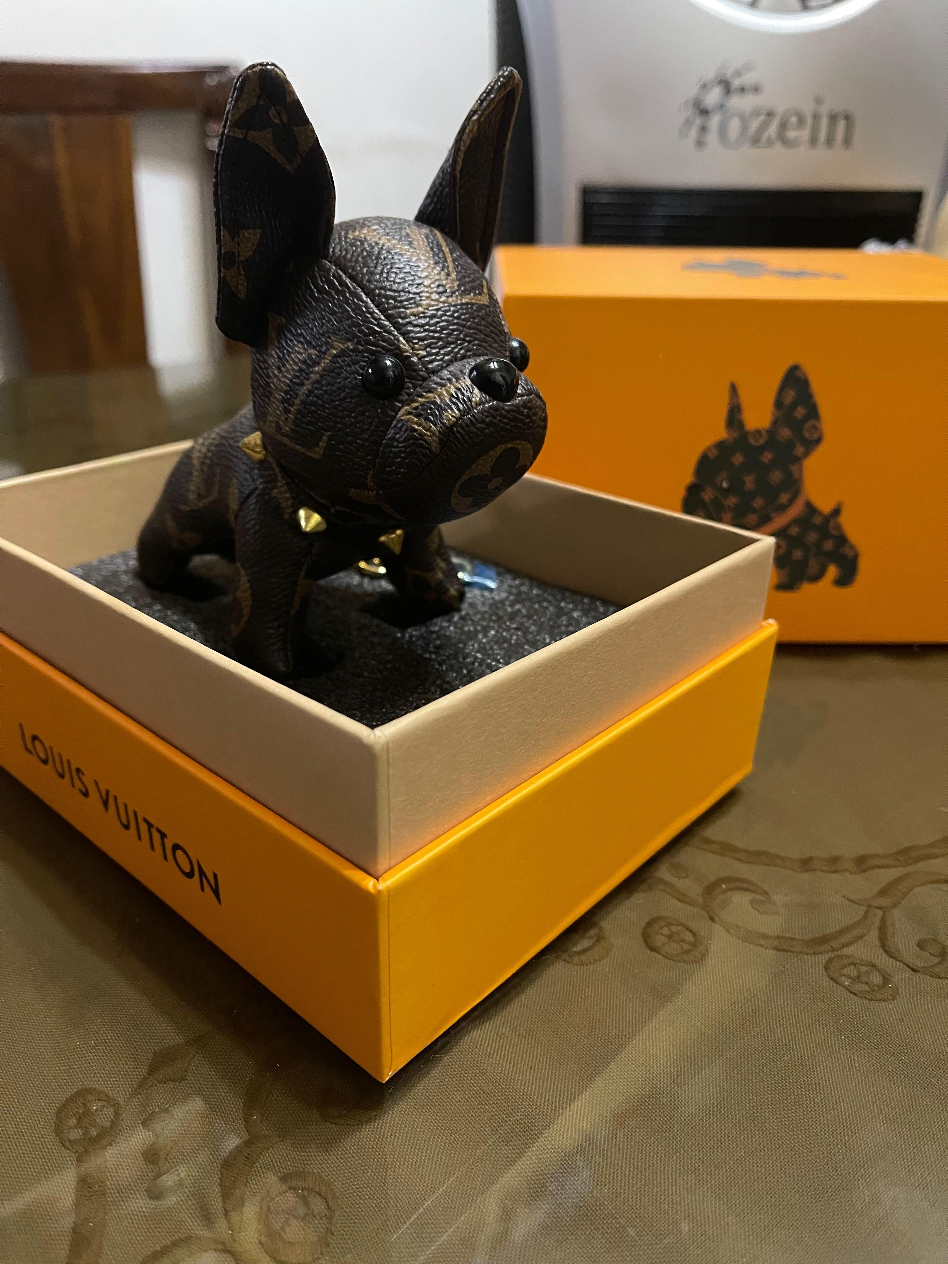 New Louis Vuitton French Bulldog Charm. Keychain , - Depop