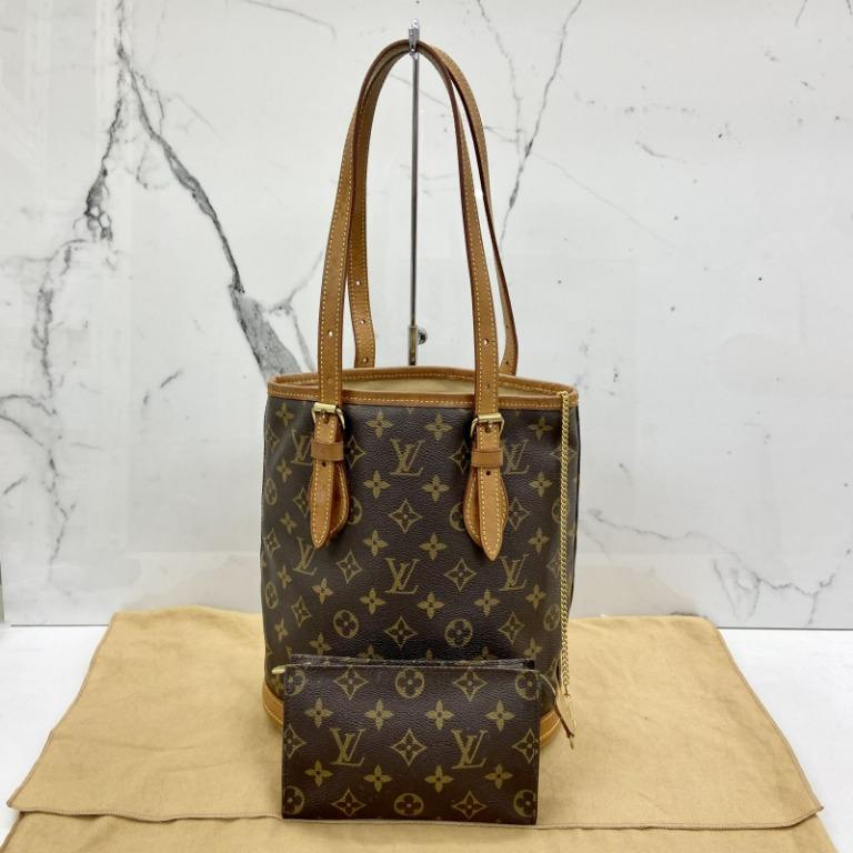 LOUIS VUITTON LOUIS VUITTON Bucket 23 PM Shoulder Tote Bag M42238 Monogram  Used LV M42238