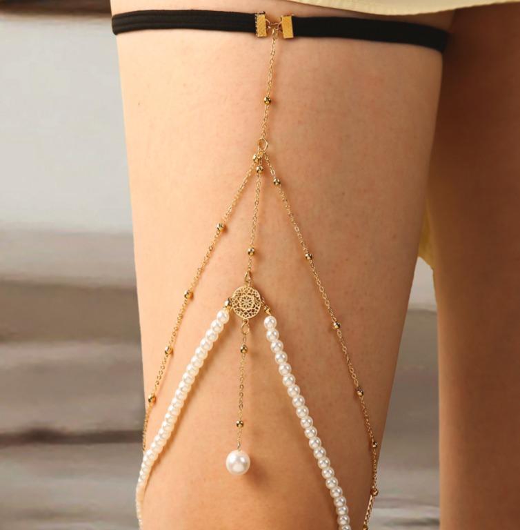 Rose gold 2025 thigh chain