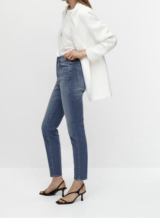 Massimo Dutti high rise skinny jeans