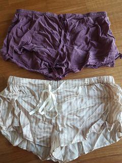 Massimo Dutti silk shorts