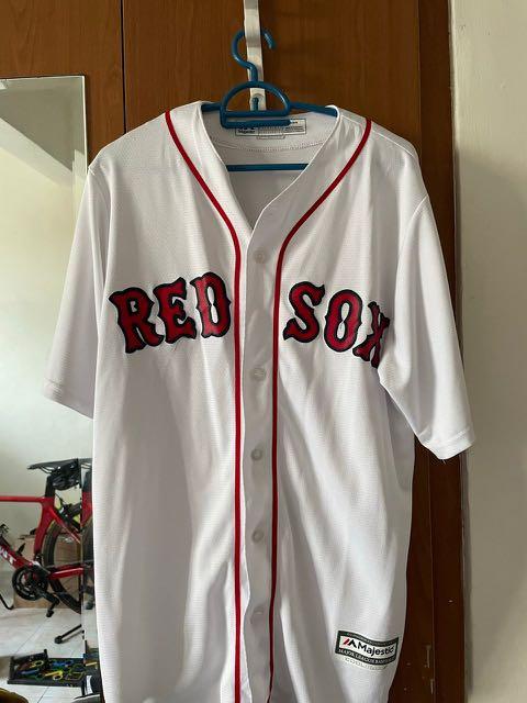 Men's Boston Red Sox Majestic White Home Cool Base Team Jersey