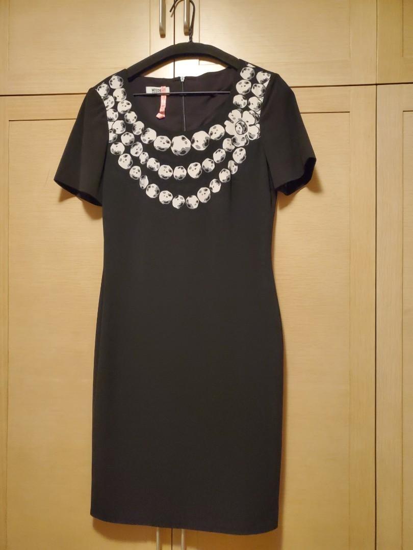 Moschino dress Moschino black dress Carousell