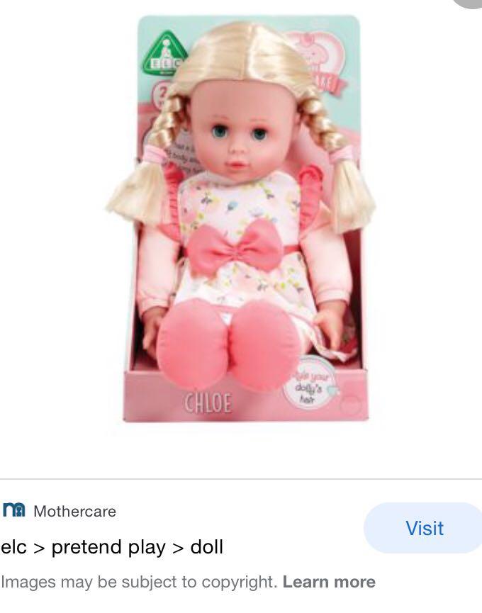 Mothercare doll discount