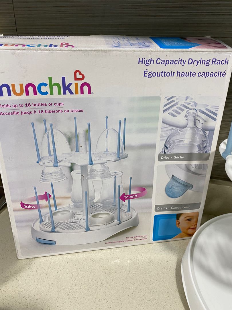Munchkin high capacity drying rack Babies Kids Nursing Feeding Breastfeeding Bottle Feeding on Carousell