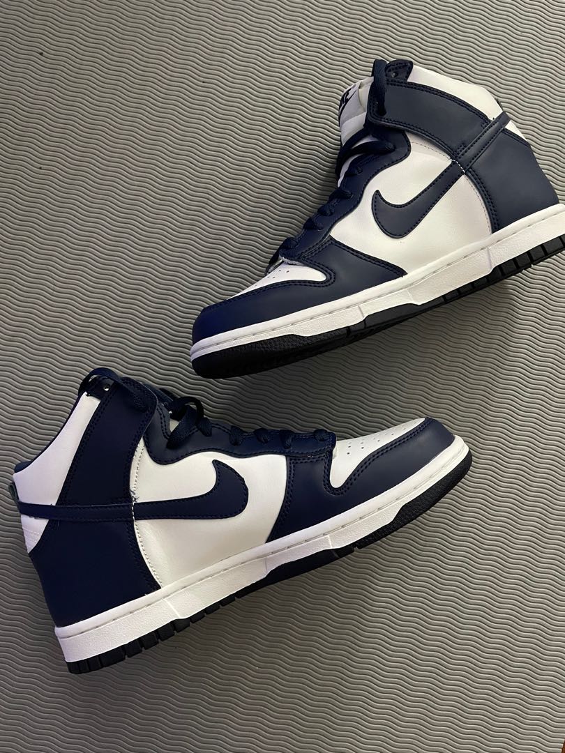 nike dunk high midnight navy