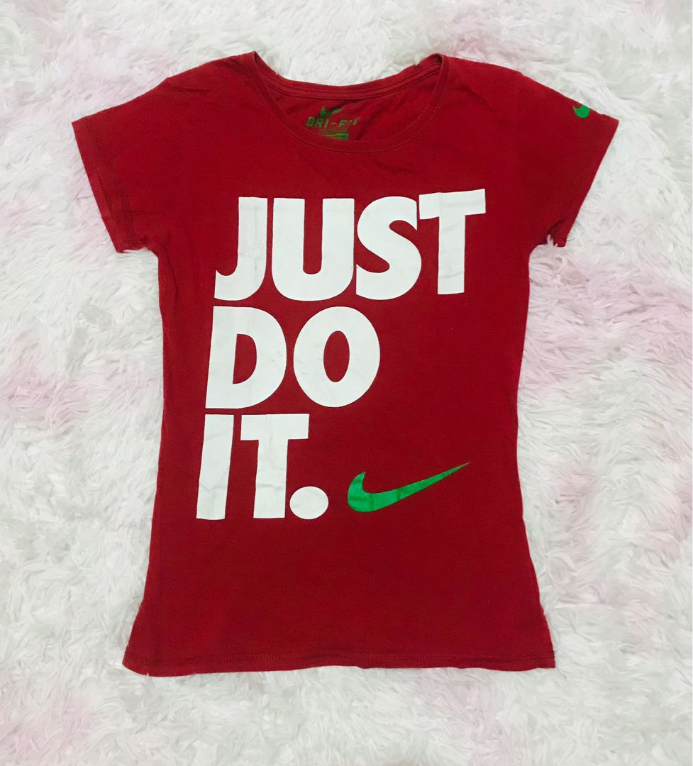 Nike Just Do It Women Tshirt, Women's Fashion, Tops, Shirts on Carousell