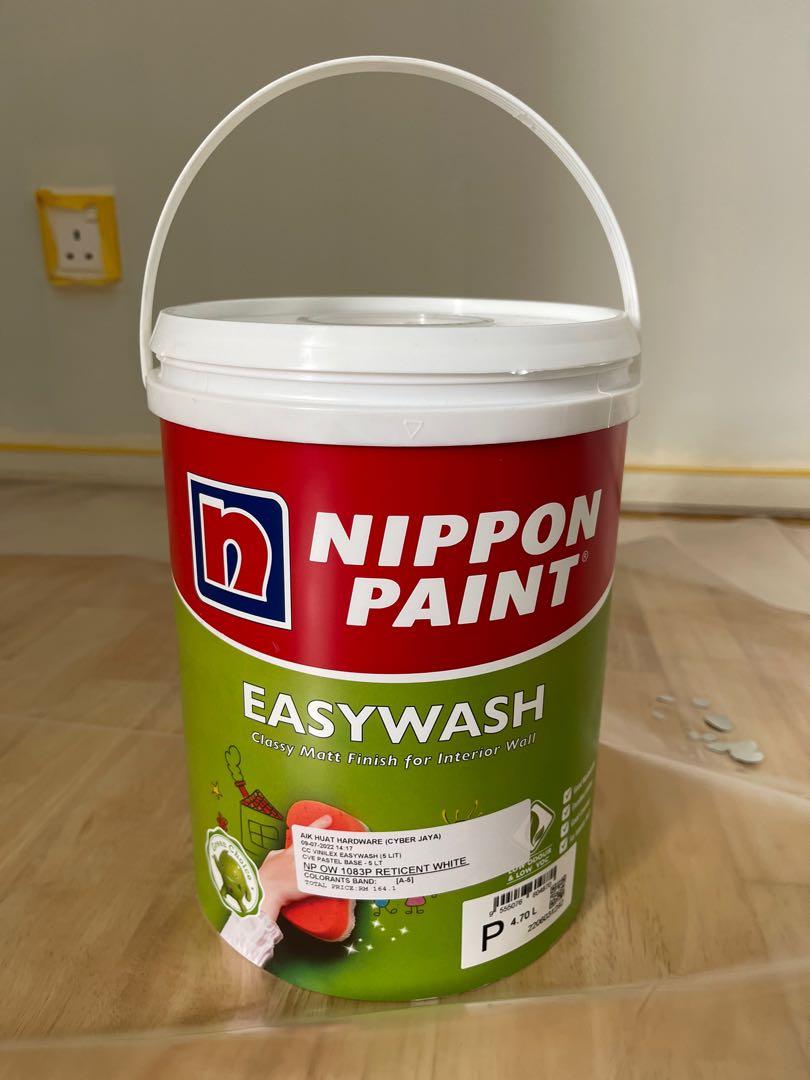 Nippon paint easywash Reticent White, Furniture & Home Living, Home
