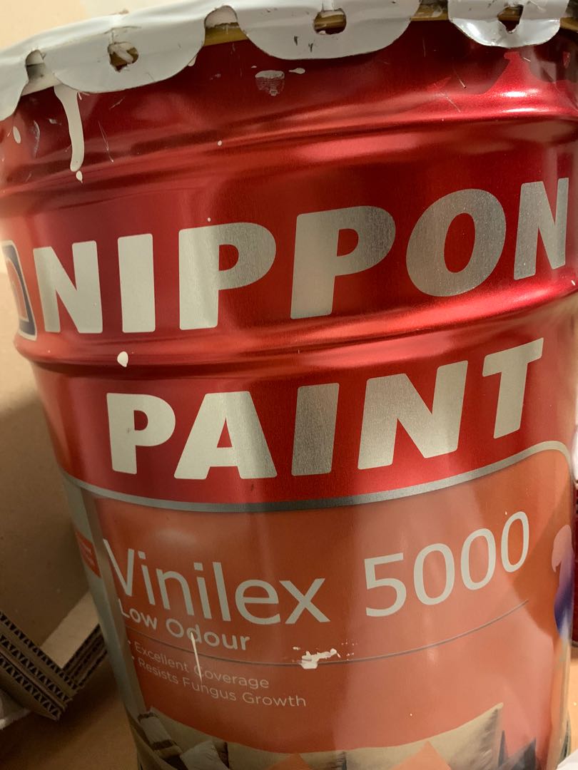 (Sail White & Birch Patina) Nippon Paint, Emulsion, Furniture & Home