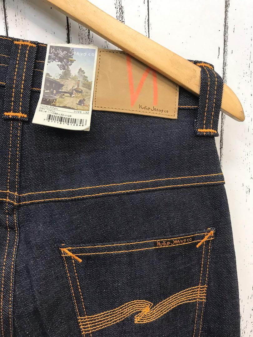 Nudie Jeans Thin Finn Dry Twill, Men's Fashion, Bottoms, Jeans on Carousell