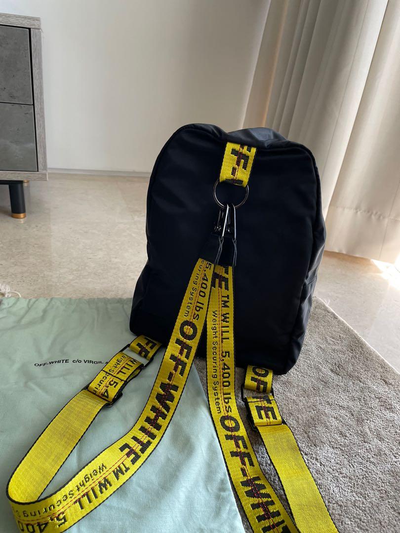 Mini backpack off 2025 white