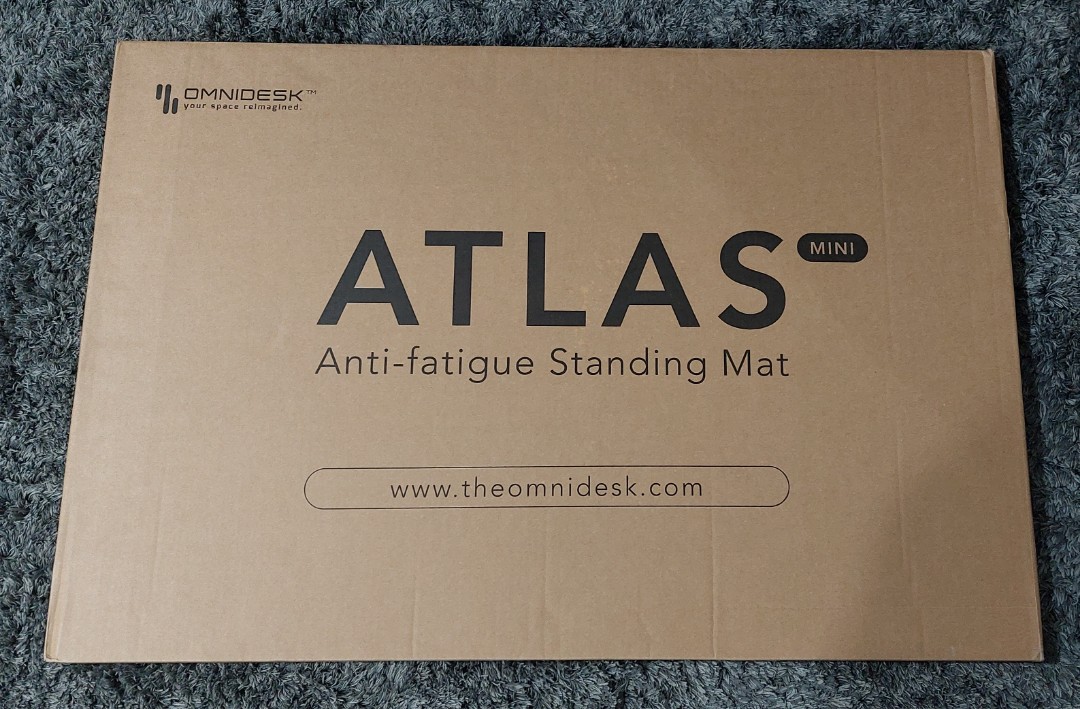 Omnidesk Atlas Anti Fatigue Standing Mat Mini, Furniture & Home Living