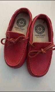 Pablosky Red Moccasins - Size 25