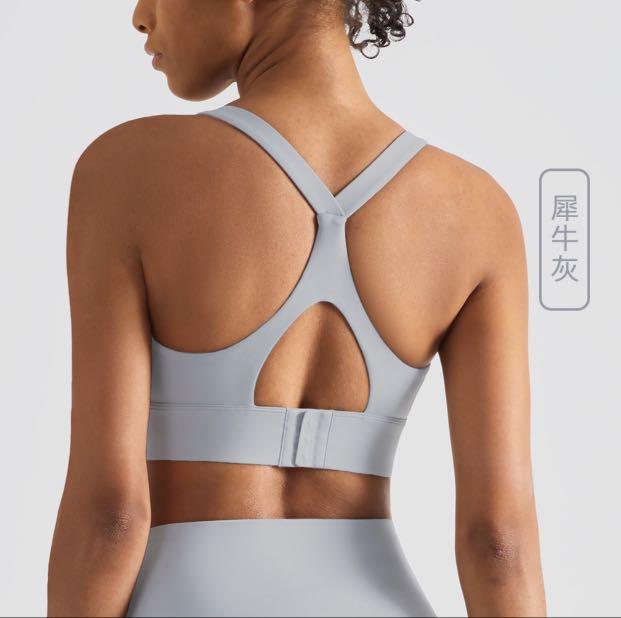 Padded] Yoga Bra Sports Bra Back Buckle Good Support Push-up Gym Fitness  Workout, Women's Fashion, Activewear on Carousell