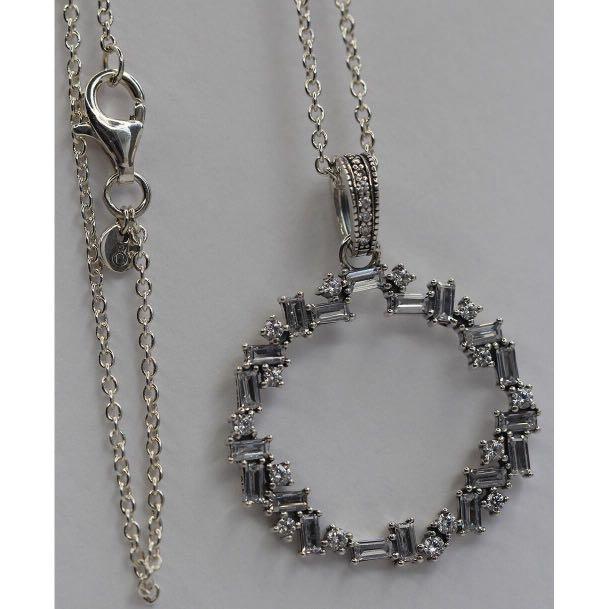 Pandora authentic Sales Shards Of Sparkle Necklace Women s