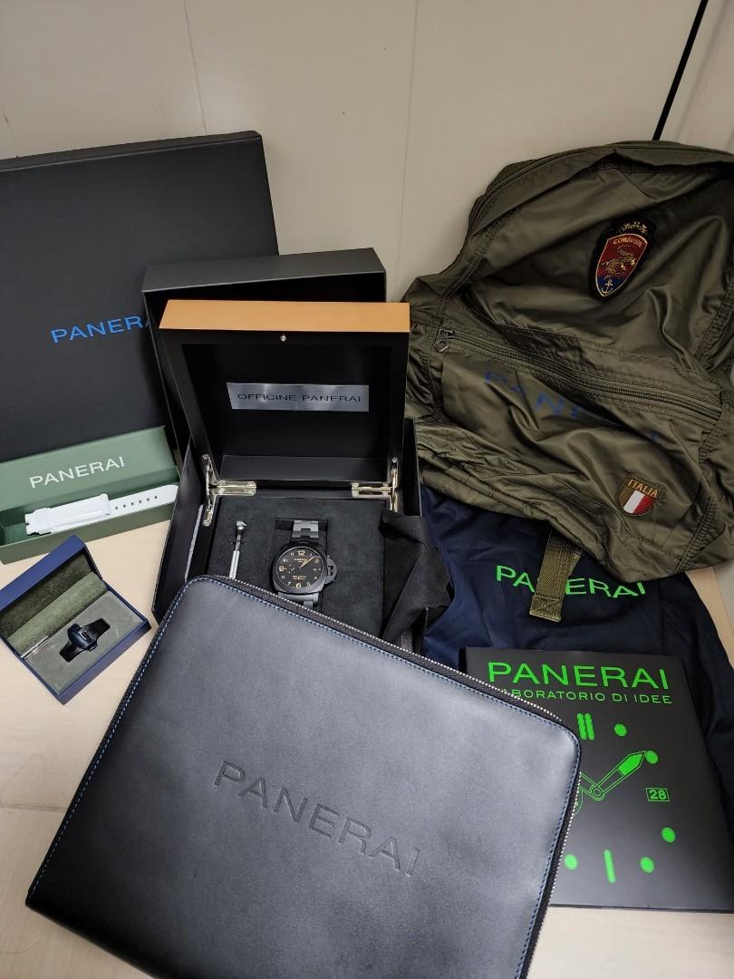 Extremely Rare Panerai 1438 Tuttonero Luminor GMT 44mm
