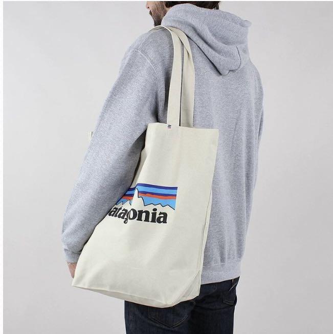 Patagonia P-6 Logo Market Tote Bag, 女裝, 手袋及銀包, Tote Bags ...
